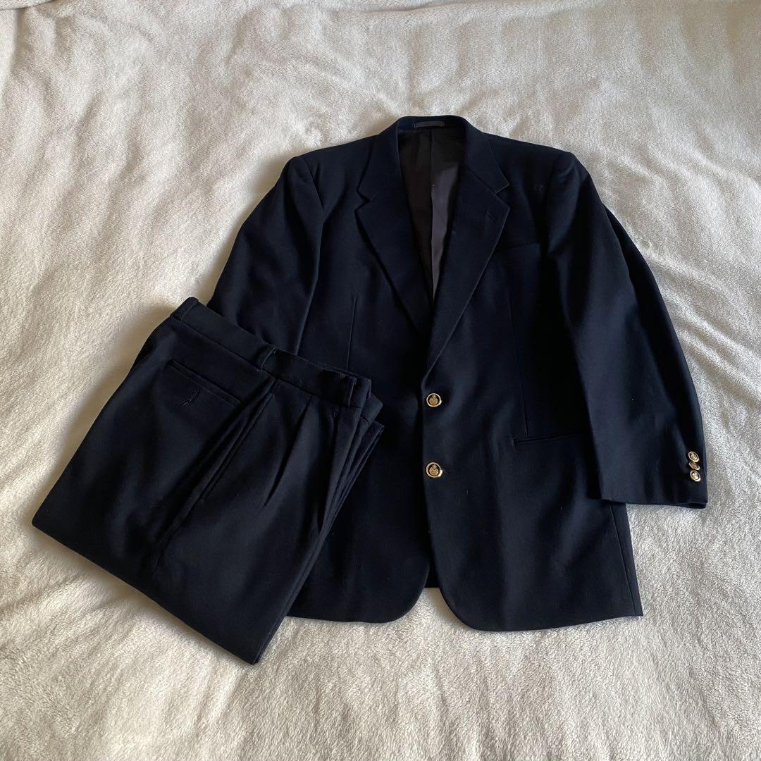 glenover 金釦紺ブレ セットアップ 老舗トラッドブランド
