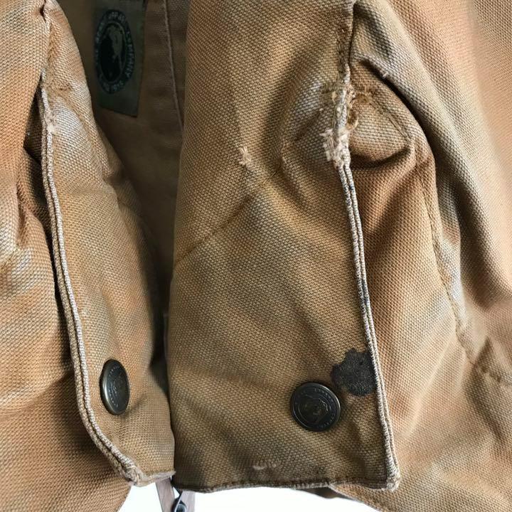 上質で快適 ダック地 Apparel Berne ワークジャケット 裏キルティング ブルゾン - ブルゾン