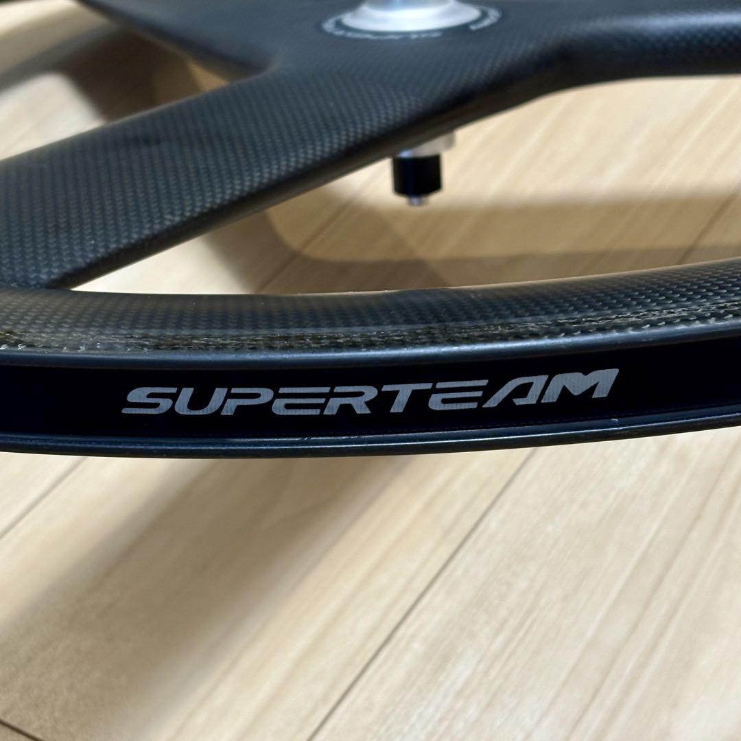 SUPERTEAM カーボン バトン ホイール 700c フロント - メルカリ