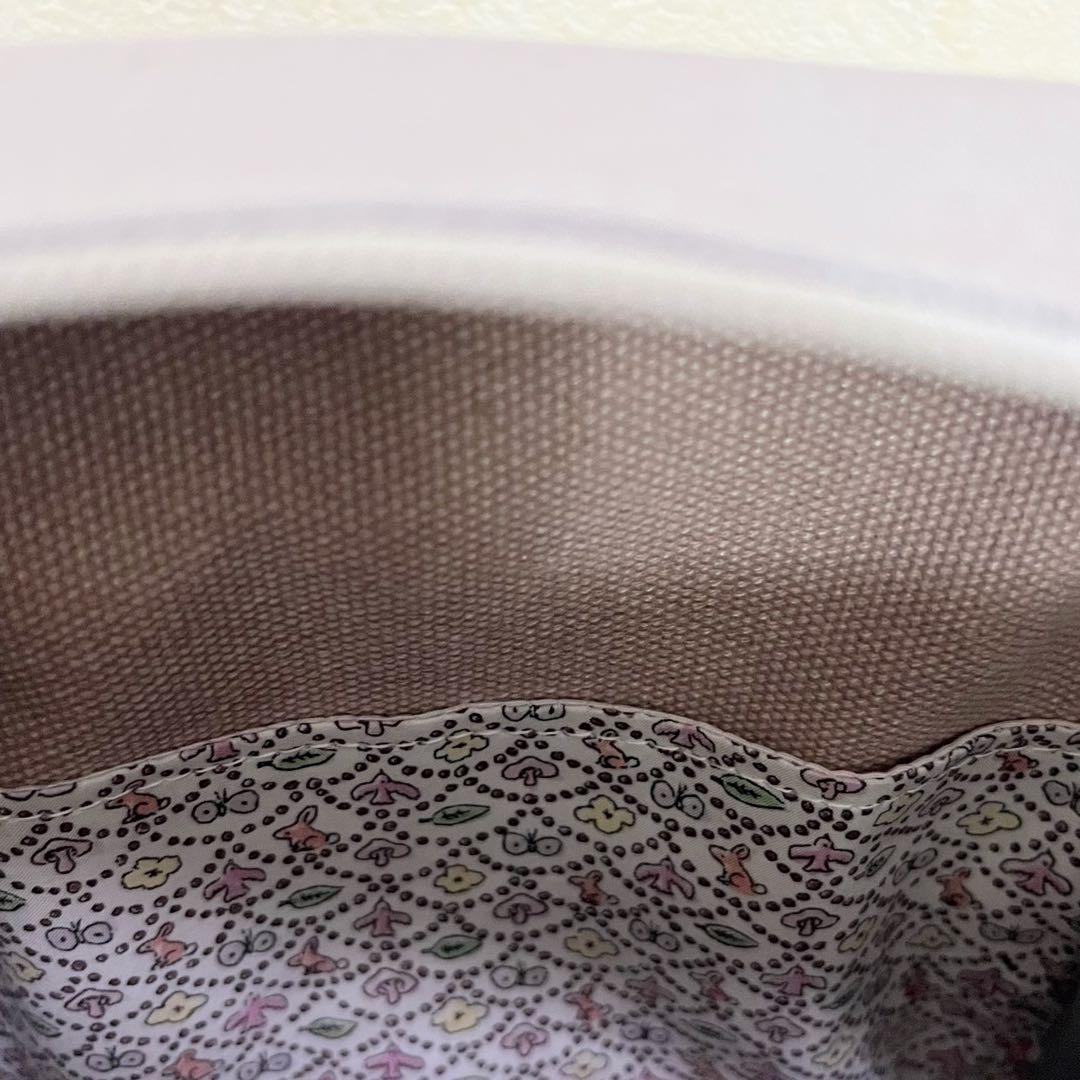 ミナペルホネン　ハンドメイド　四角いミニポシェット