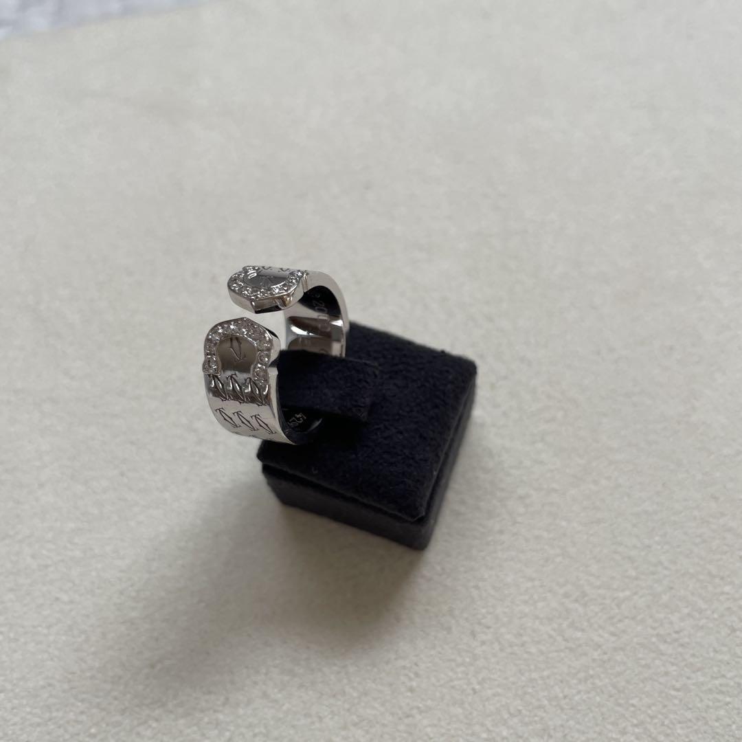 Cartier カルティエ ダイヤ　2C リング　8号　K18 WG