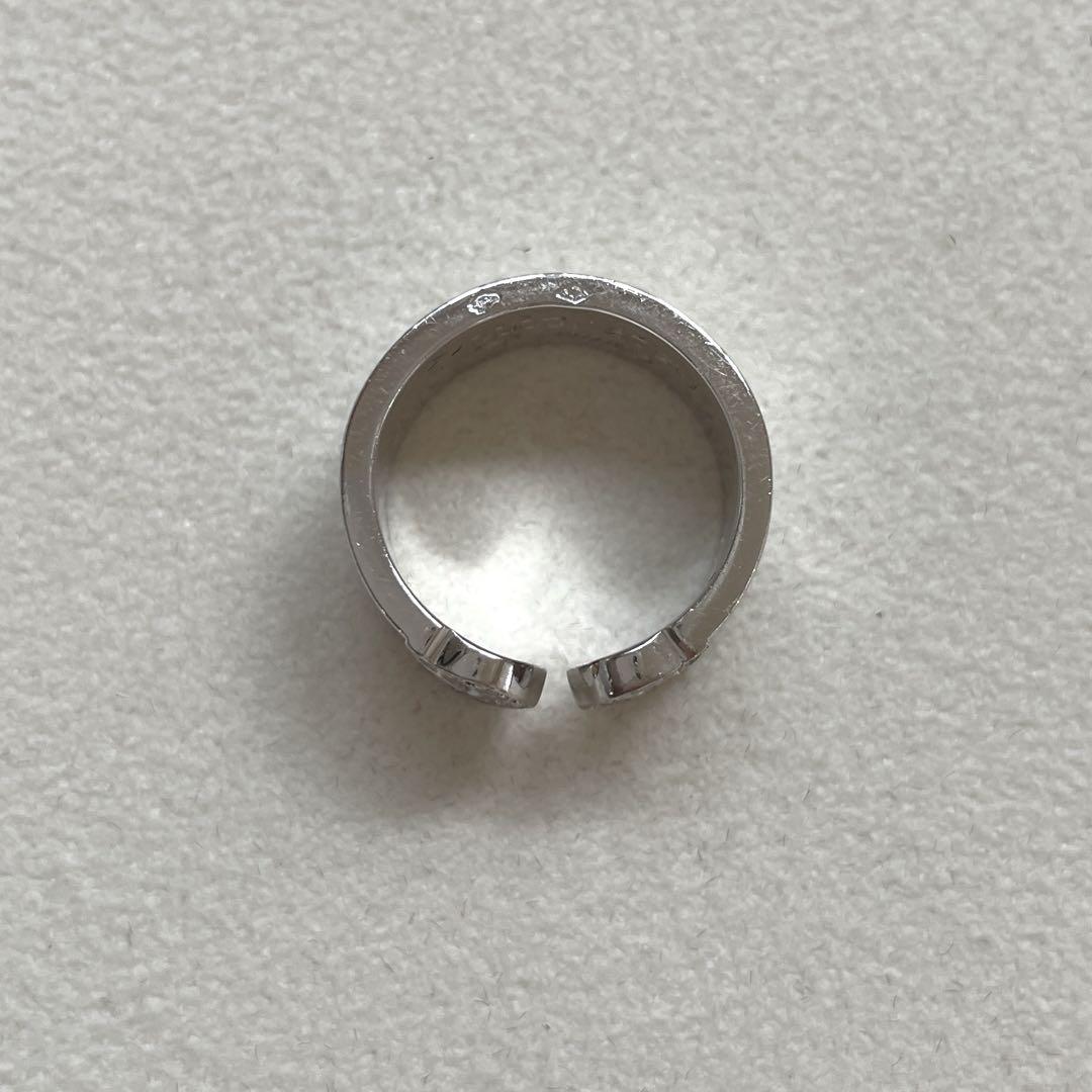 Cartier カルティエ ダイヤ　2C リング　8号　K18 WG