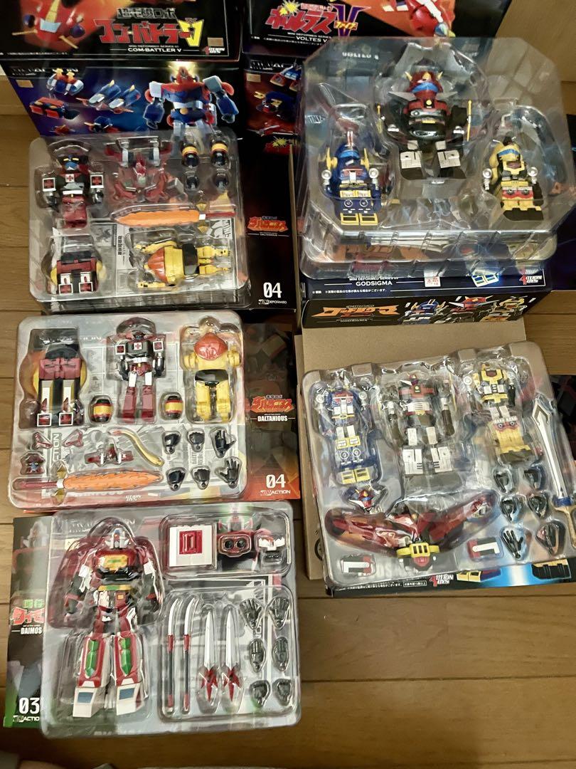 ミニアクション、ディフォルメ シリーズ ボルテス、コンバトラーvなど 10種