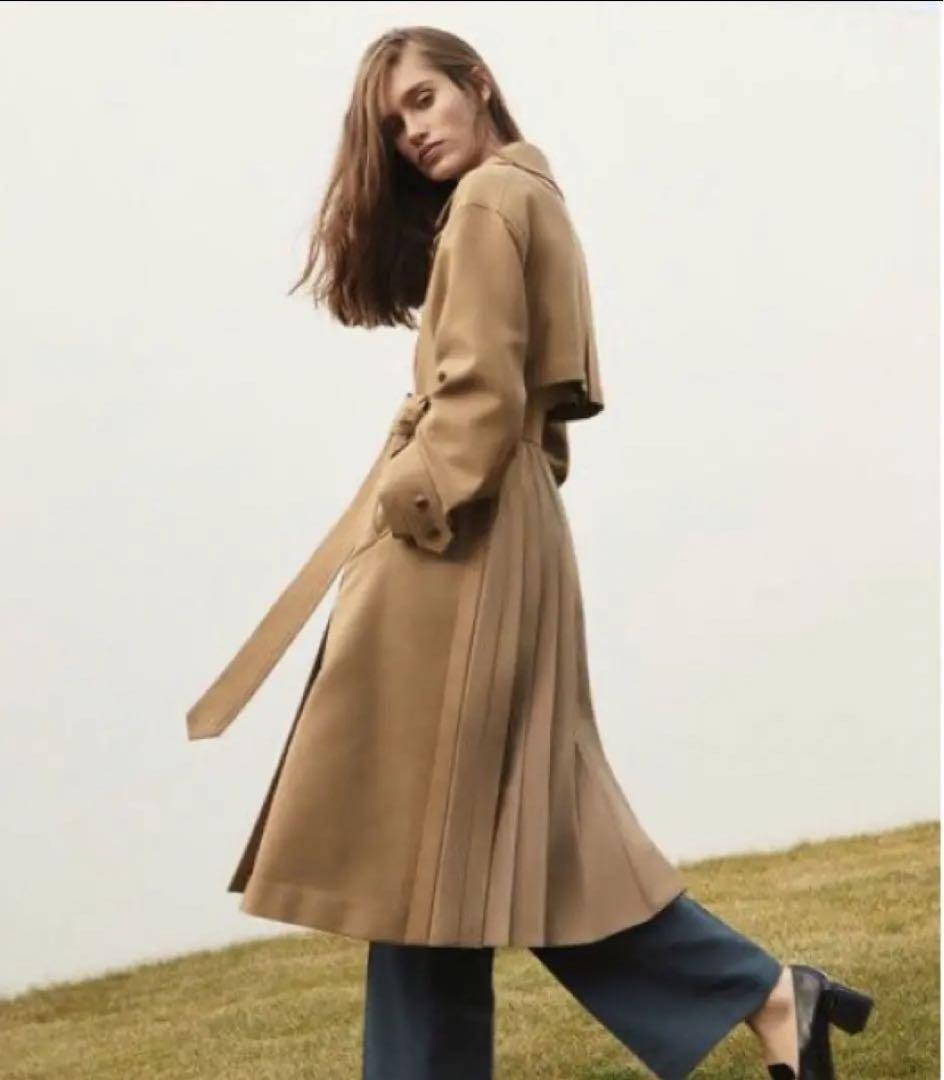 PLSTプラステDANIELLESHERMANハイツイストコットントレンチコート PLST - 20ss◇PLST プラステ◇ハイツイスト コットン ショート