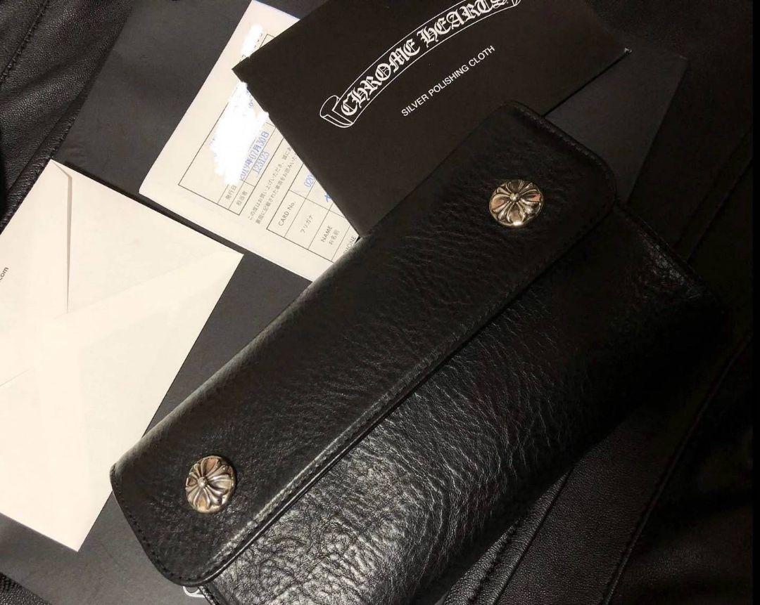 【業界最安値】美品！購入証明書付き！クロムハーツ ウェーブウォレット 財布
