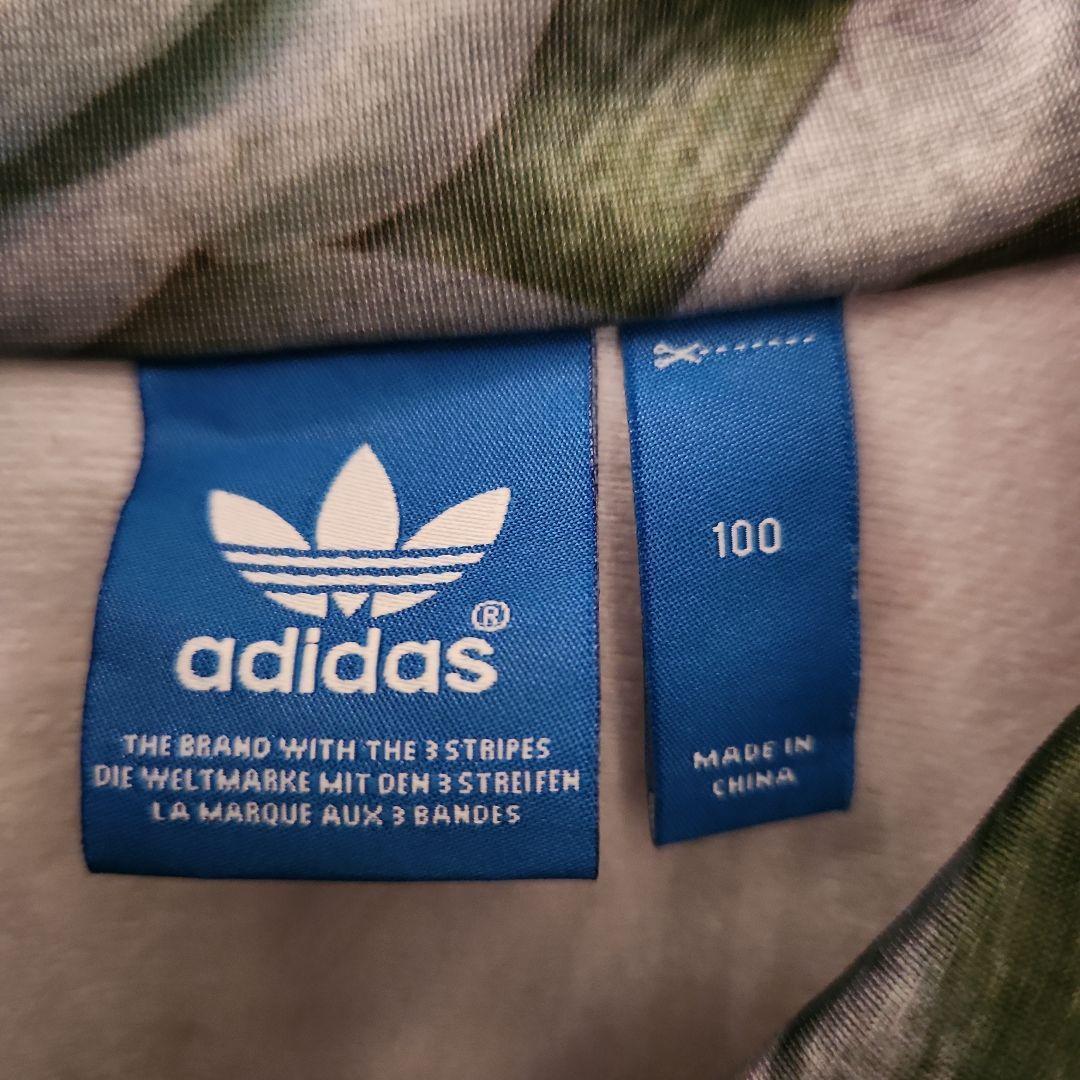 美品!! adidas レディース ファームカンパニー 紫陽花 グレー XL