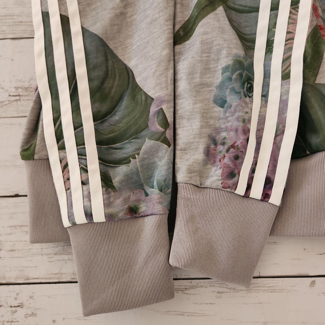 美品!! adidas レディース ファームカンパニー 紫陽花 グレー XL
