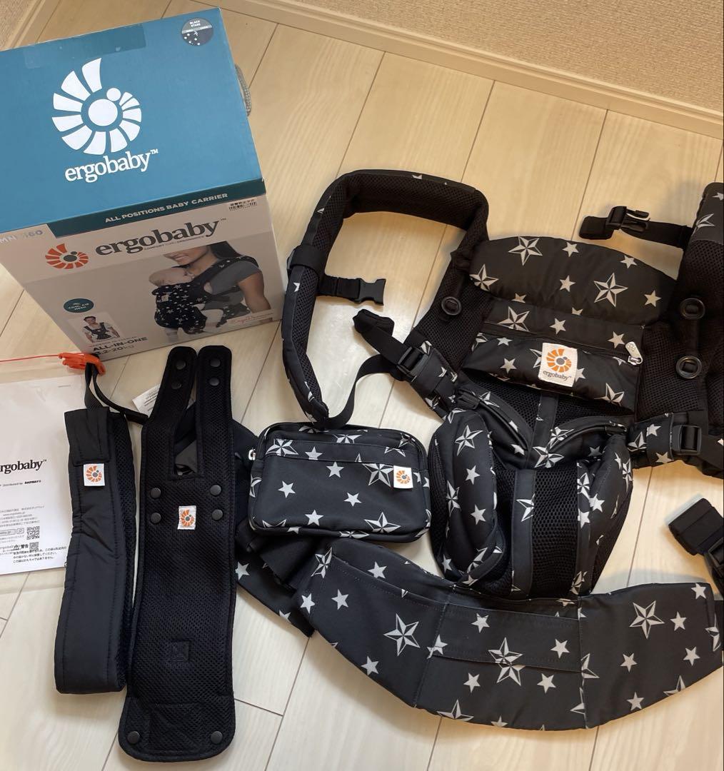 ⭐︎美品⭐︎エルゴベビー OMNI 360 ブラック・星柄 Amazon.co.jp: Ergobaby(エルゴベビー) ERGO Baby エルゴベビー