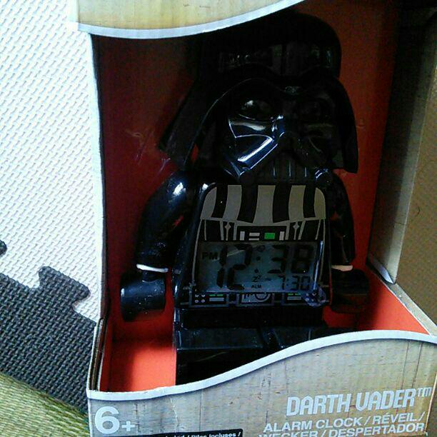レゴ スターウォーズ ダースベイダー 目覚まし時計 アラーム付