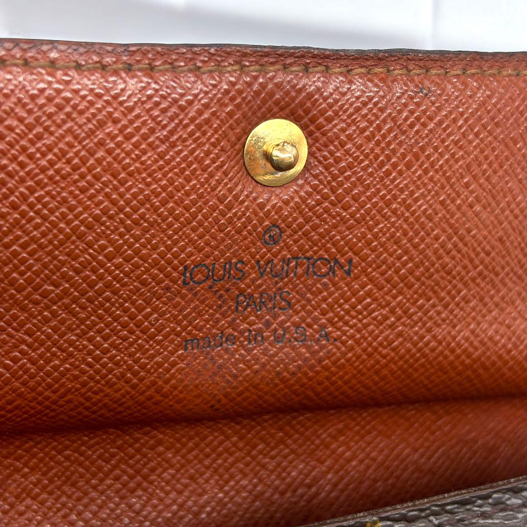 Louis Vuitton ブラウン 長財布 ポルトフォイユ・サラ M61734