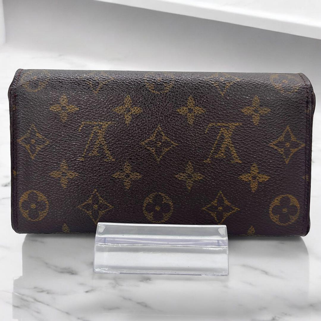 Louis Vuitton ブラウン 長財布 ポルトフォイユ・サラ M61734