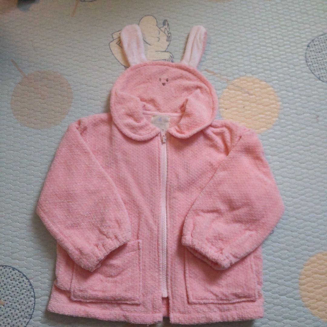 Baby Goose ピンク ウサギ耳 ジャンパー 90cm