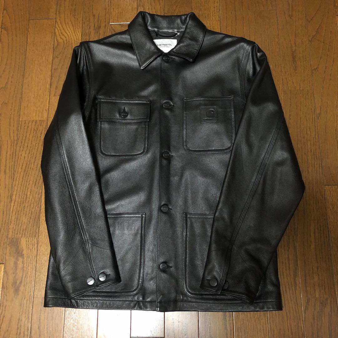送料無料新品☊ carhartt 2021 LEATHER CHORE COAT MDjwq-m88942134223 好評在庫あ