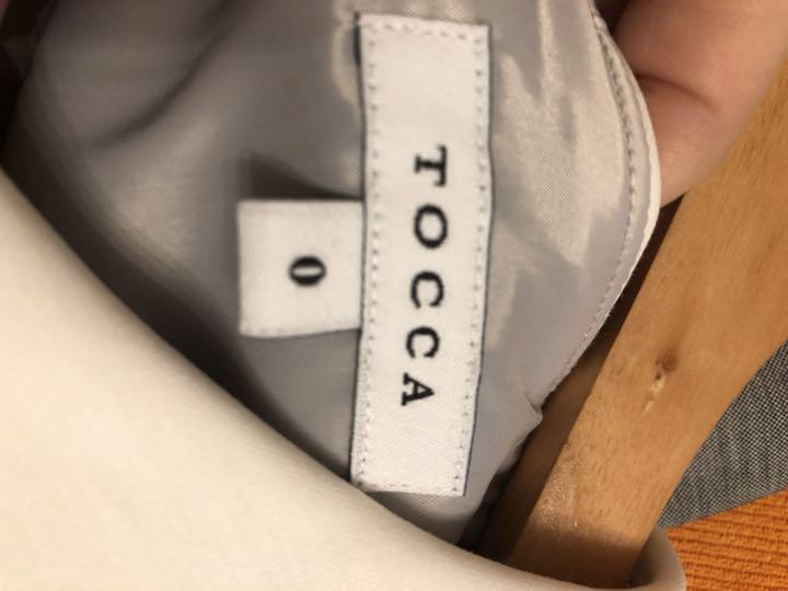 TOCCA 2020 襟付きワンピース　ライトグレー 洗える・消臭】WITH RIBBONS ドレス / TOCCA | ファッション通販