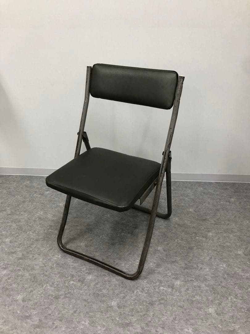 レトロ家具　パイプ椅子5脚セット　古道具　昭和レトロ レトロ家具 パイプ椅子5脚セット 古道具 昭和レトロ