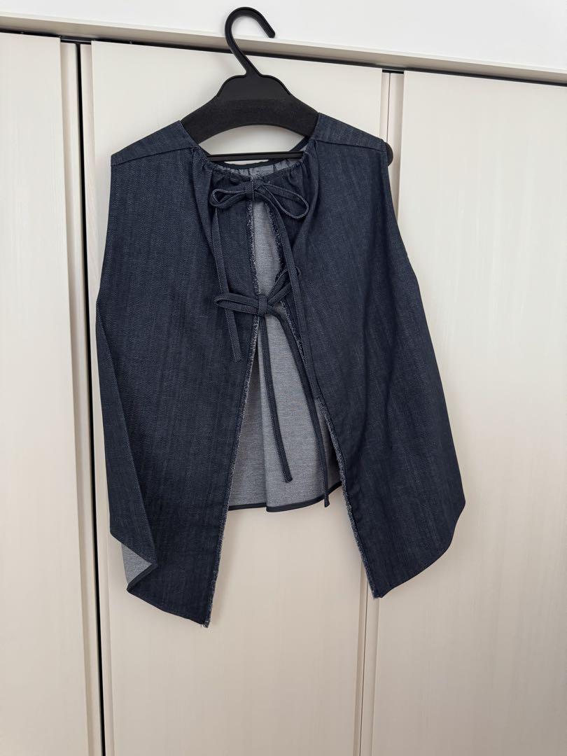 ロージーモンスターribbon denim vest 新品　タグ付き