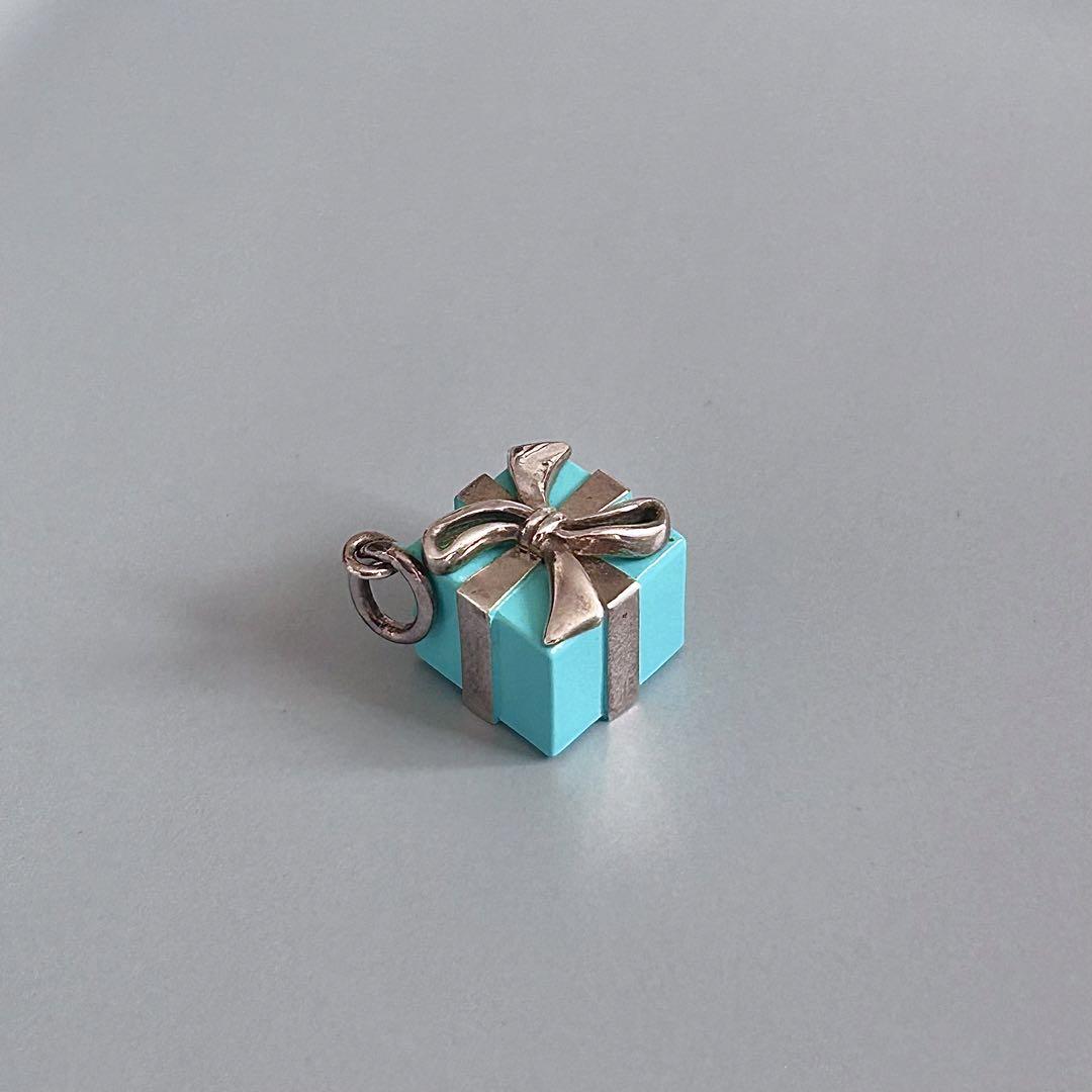 Tiffany & Co. ボックス　チャーム　ティファニー　ペンダントトップ