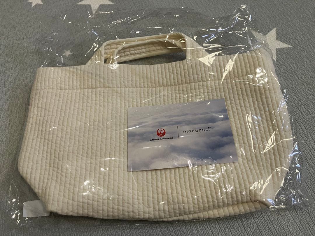 ピオヌンナル ポーチ付きトートバッグ JAL ヴィクトリア　pionunnal