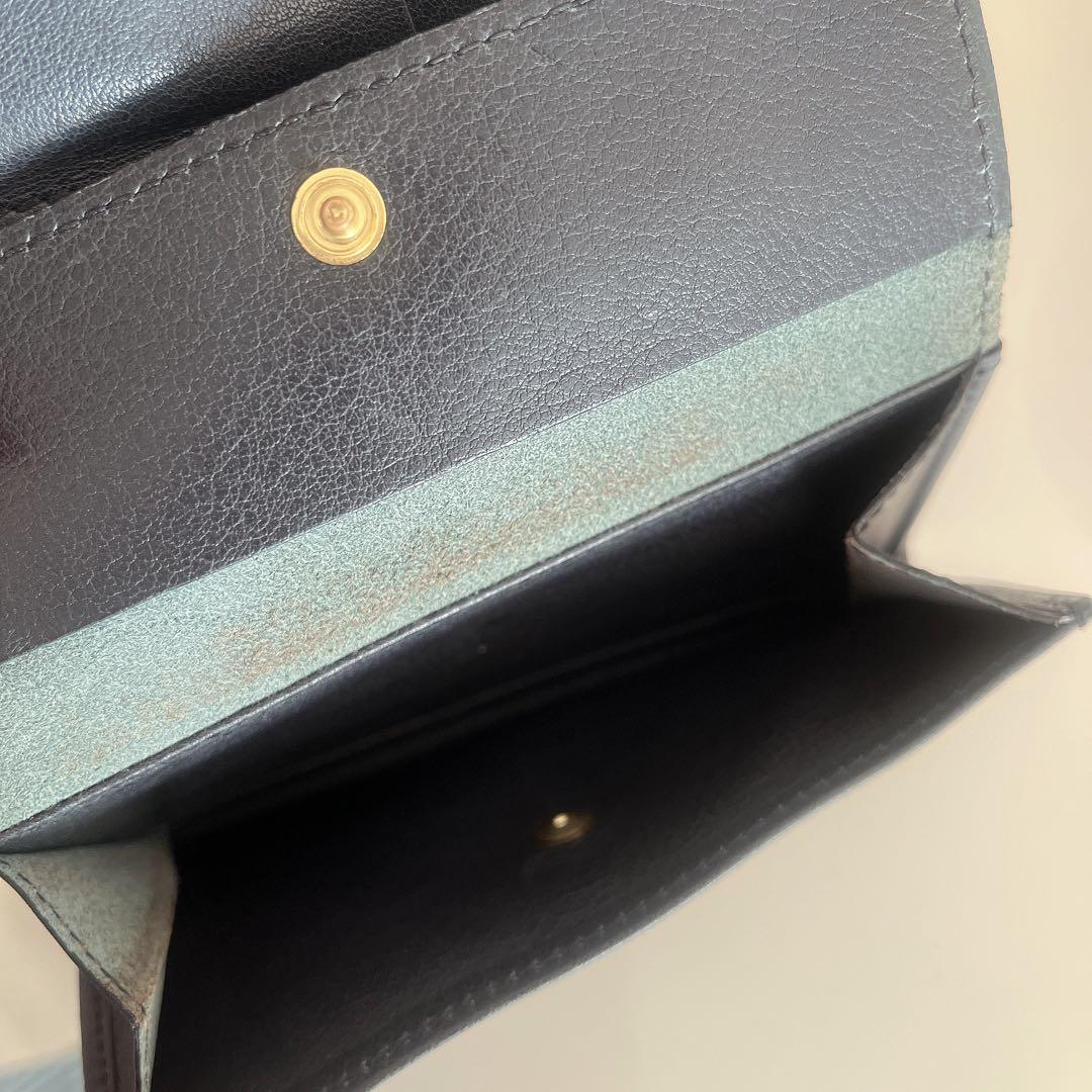 イルビゾンテ ミディアムウォレット 黒 長財布 二つ折り財布