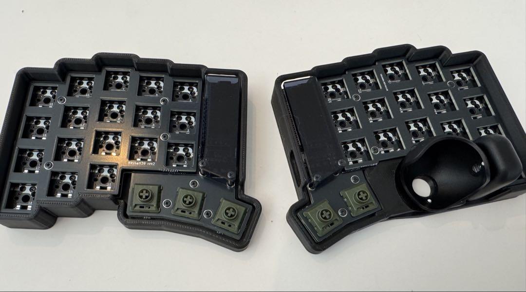 w*g様 【新品】keyball39 黒仕様　真鍮ウェイトバー　フォーム付き