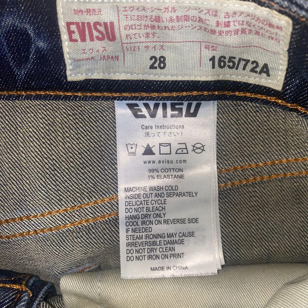 EVISU デニム　刺繍　ジーンズ　シーガル　サイズ28