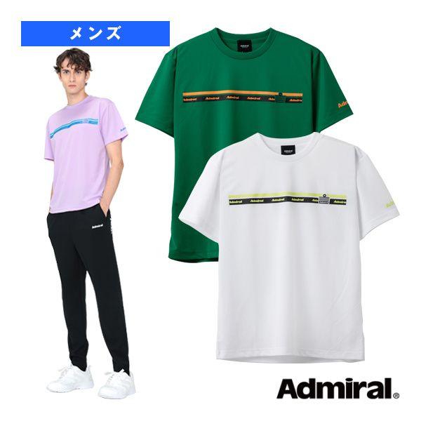 新品　Admiral ブルー Tシャツ Mサイズ Admiral 長袖 プリント Tシャツ M ブルー ホワイト アドミラル