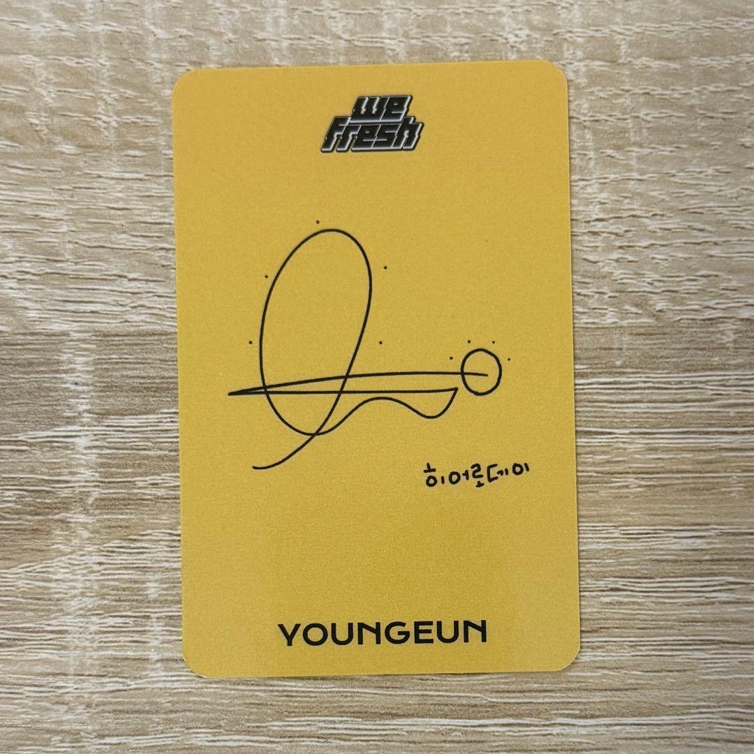 kep1er ヨンウン　hero day トレカ