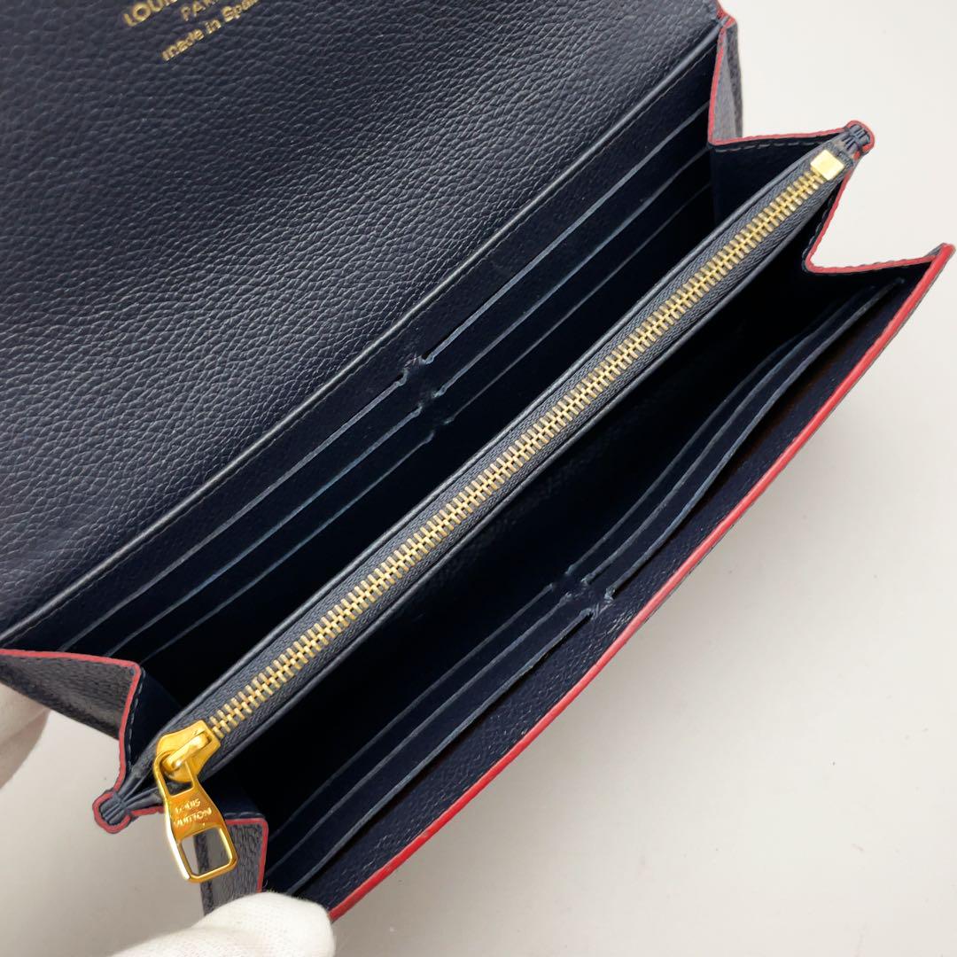 特上品★定価10万★ルイヴィトン ポルトフォイユ サラ アンプラント 長財布