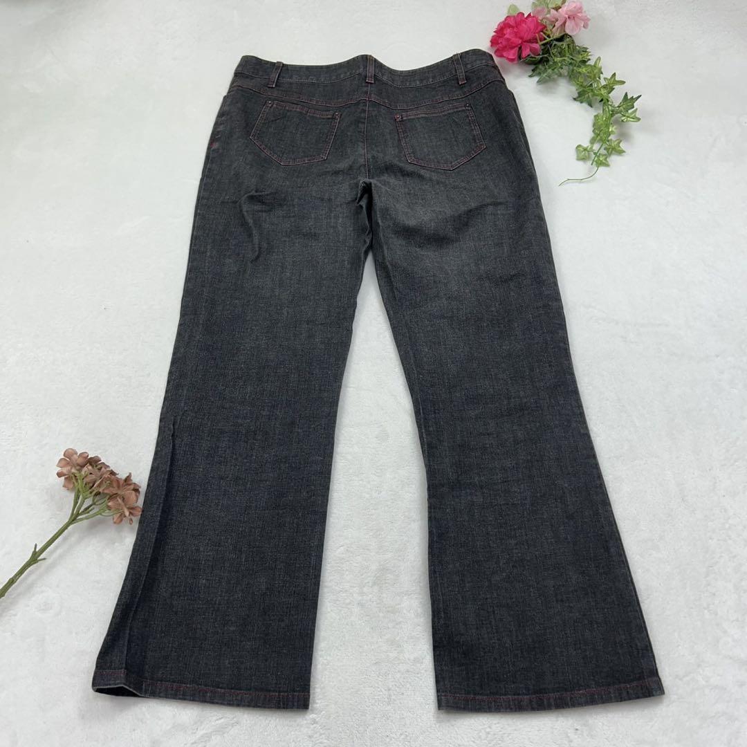 R148 美品 XXL 15+ レリアンプラスハウス グレー デニム レディース