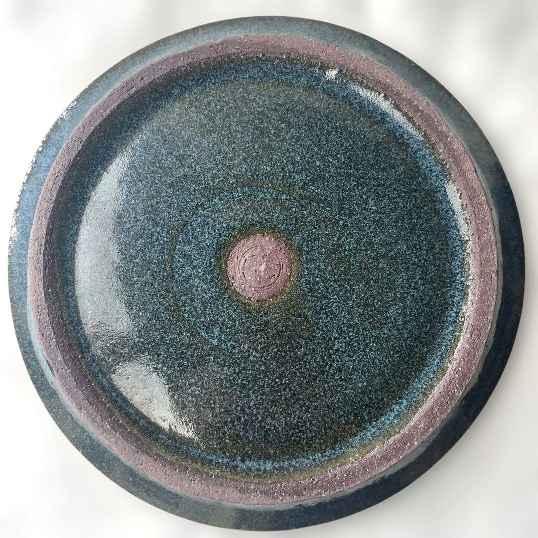新品　小澤基晴　翡翠　8寸リム皿2枚セット 小澤基晴 翡翠 8寸深皿 2枚組