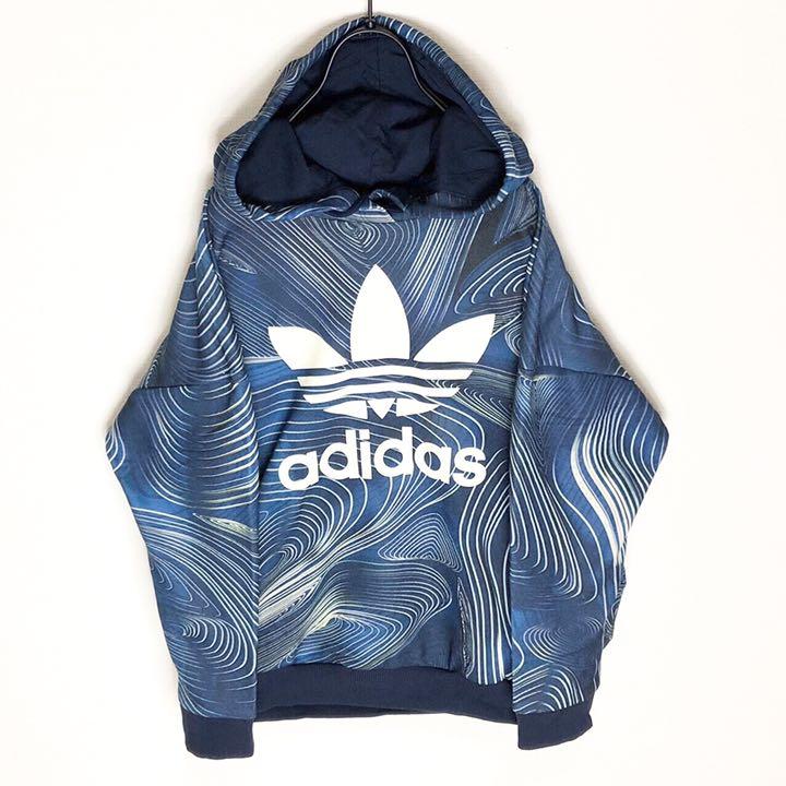 adidas 派手 デカロゴ スポーツMIX 10HGJ-m88961133540 アディダス パーカー マルチカラー 大得価低価