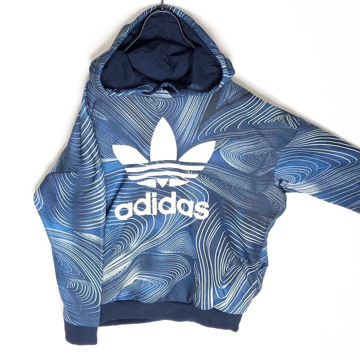 adidas 派手 デカロゴ スポーツMIX 10HGJ-m88961133540 アディダス パーカー マルチカラー 大得価低価