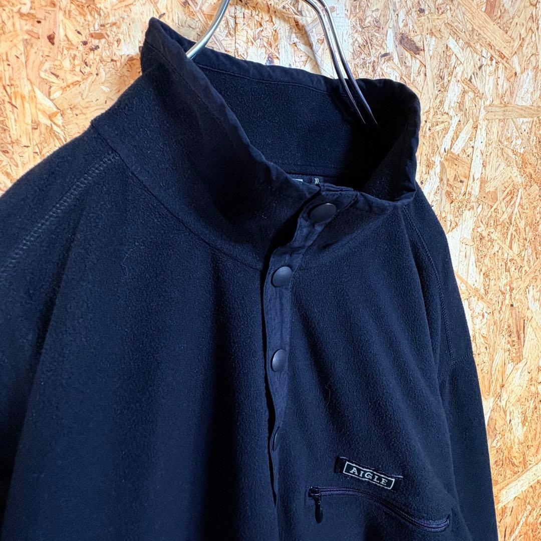 90s-00s AIGLE POLARTEC スナップT XL 旧ロゴ フランス 90s-00s AIGLE POLARTEC スナップT XL 旧ロゴ フランス