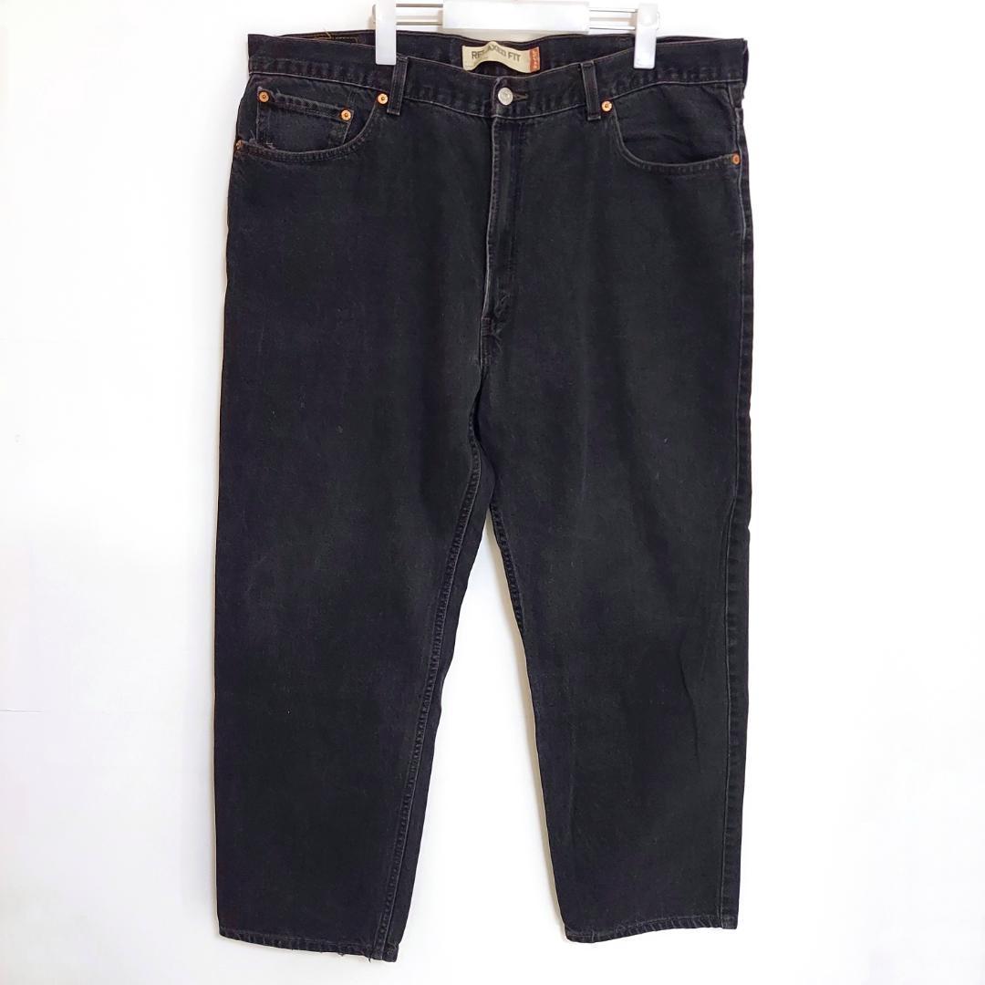 リーバイス550 Levis W42 ブラックデニムパンツ 黒 00s 7707