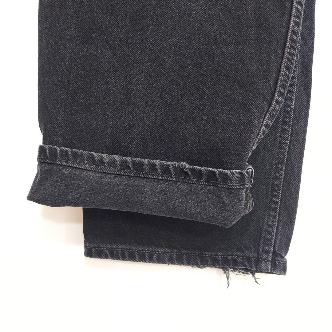 リーバイス550 Levis W42 ブラックデニムパンツ 黒 00s 7707