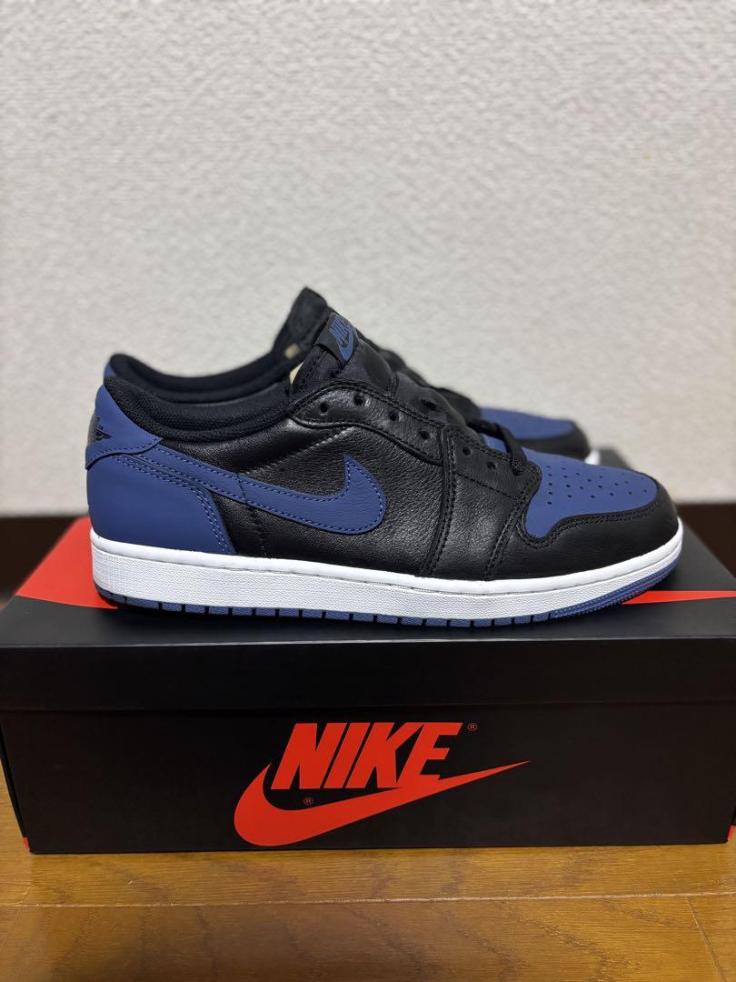 靴 Nike Air Jordan 1 Low OG \"Mystic Navy\"