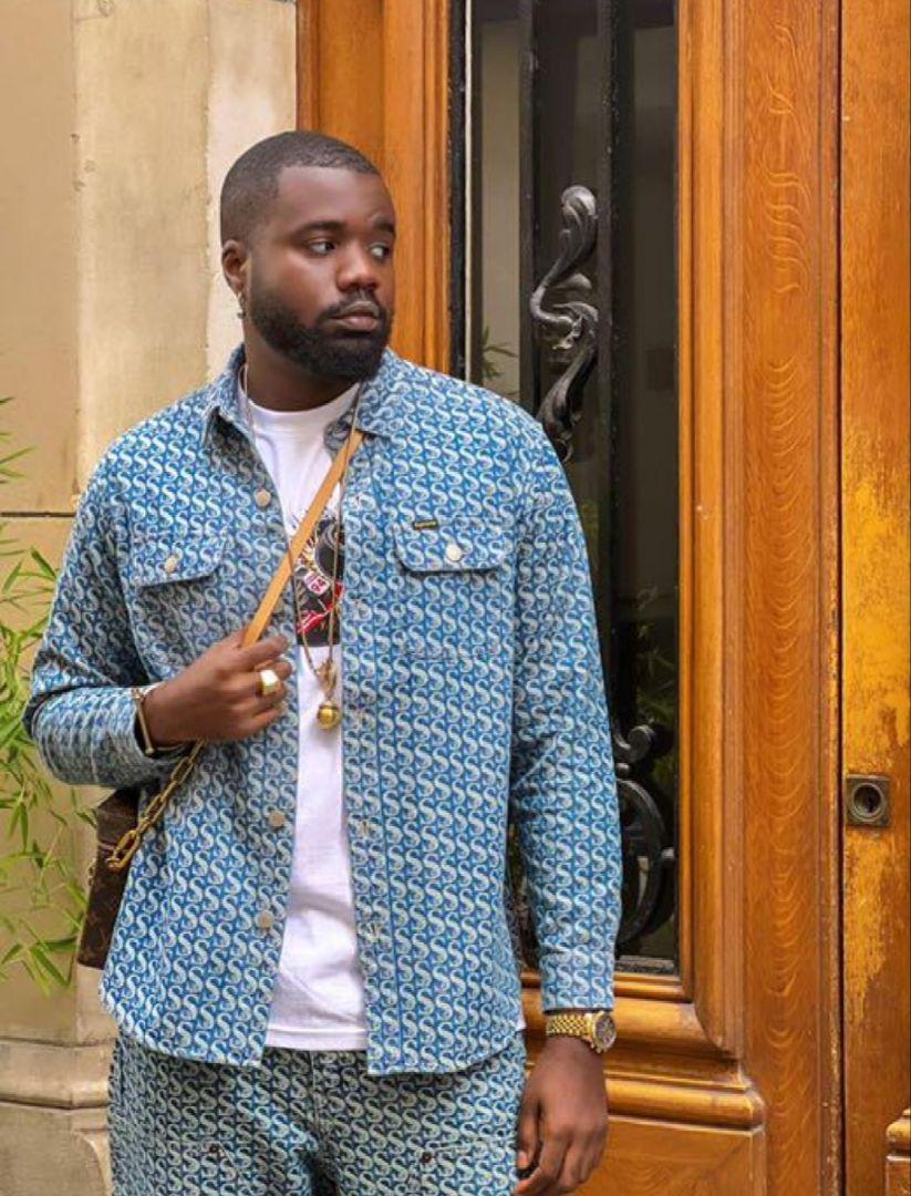 Supreme Monogram Denim Shirt Ｍ