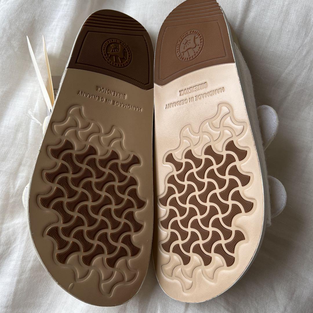 安い限定品 24.5 フェルト サンダル ホワイト 78g5w-m88969217414 BIRKENSTOCK TOOGOOD 豊富な国産