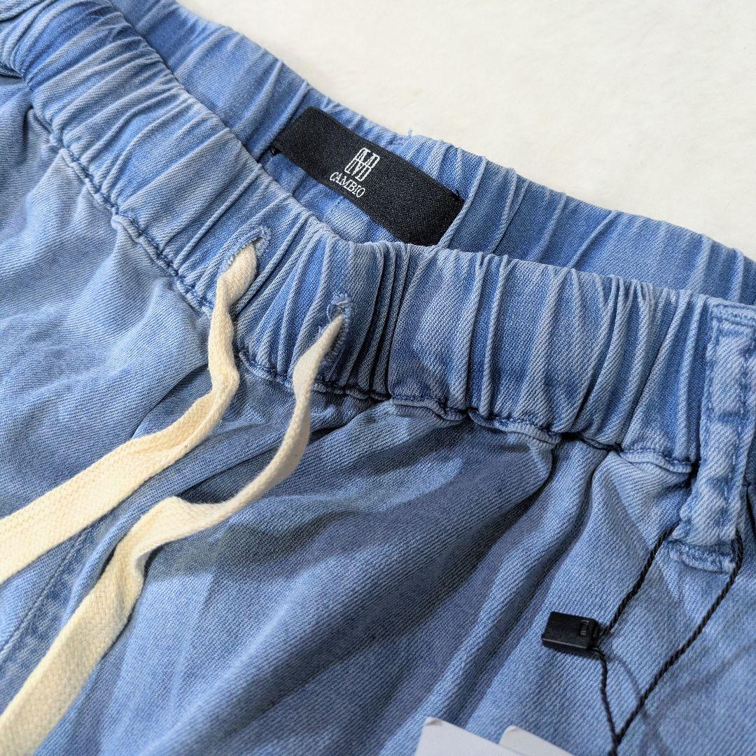 美品　タグ付　CAMBIO　Indigo Relax pants バルーンパンツ