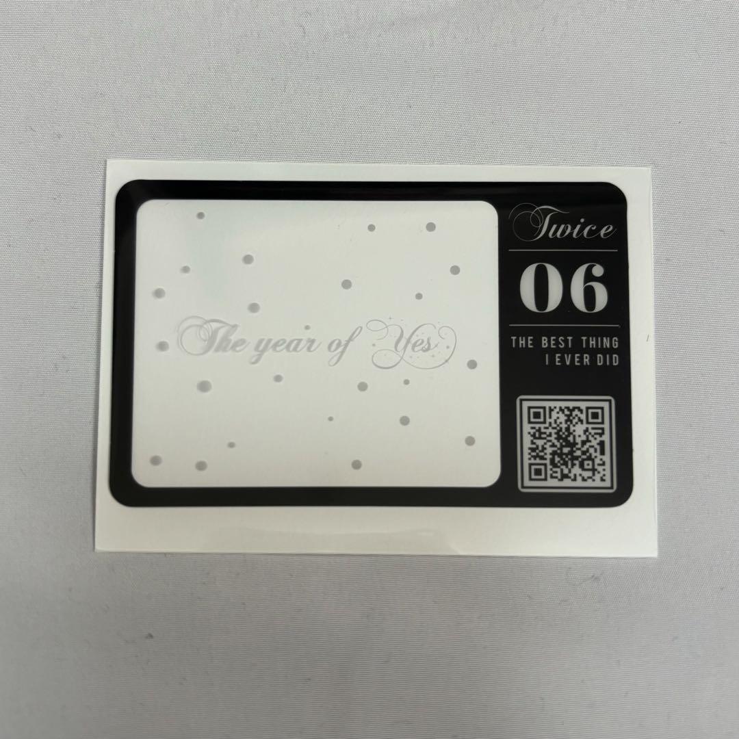 TWICE The year of Yes QRコード トレカ 6番 ミナ - メルカリ