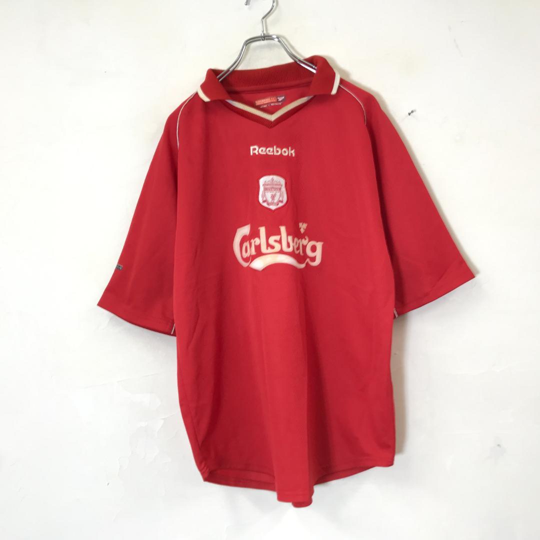 old 00~02 Reebok Liverpool ゲームシャツ ユニフォーム