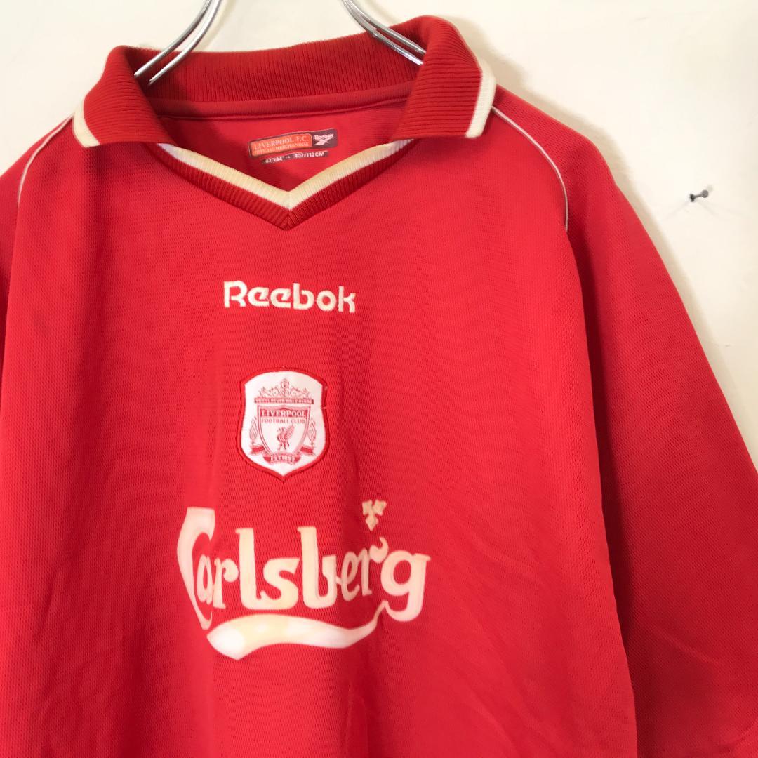old 00~02 Reebok Liverpool ゲームシャツ ユニフォーム