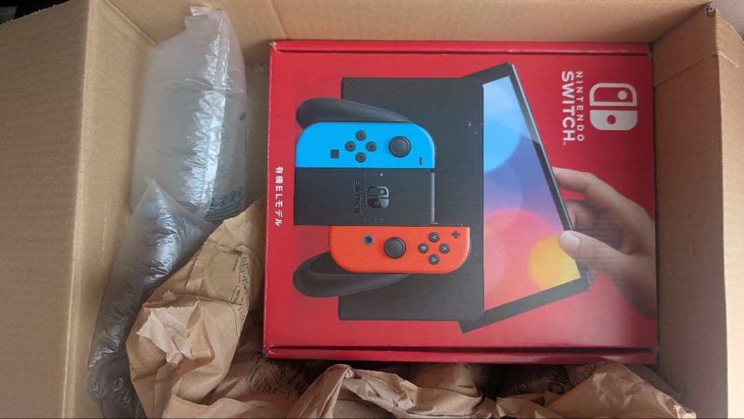 新品Switch本体有機EL Joy-Conネオン