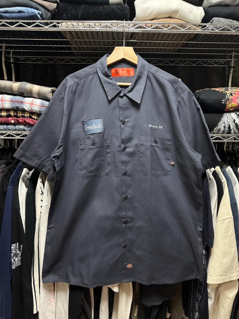 【即発】美品 Dickies ディッキーズ 半袖ワークシャツ XL 2441
