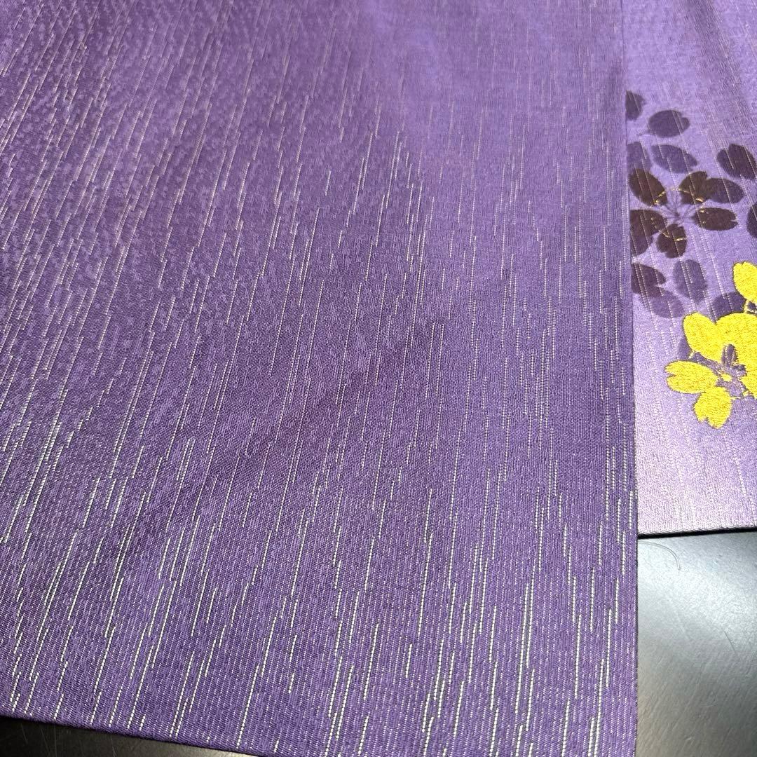 5-103 名古屋帯 九寸 美品 正絹 着物 名古屋仕立て