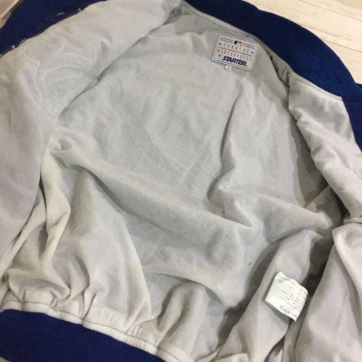 スタジャン↤ 90s 野茂英雄 スタジャン ヴィンテージ Xfy0Y-m88973459985 STARTER MLB ドジャース ⓓしくお