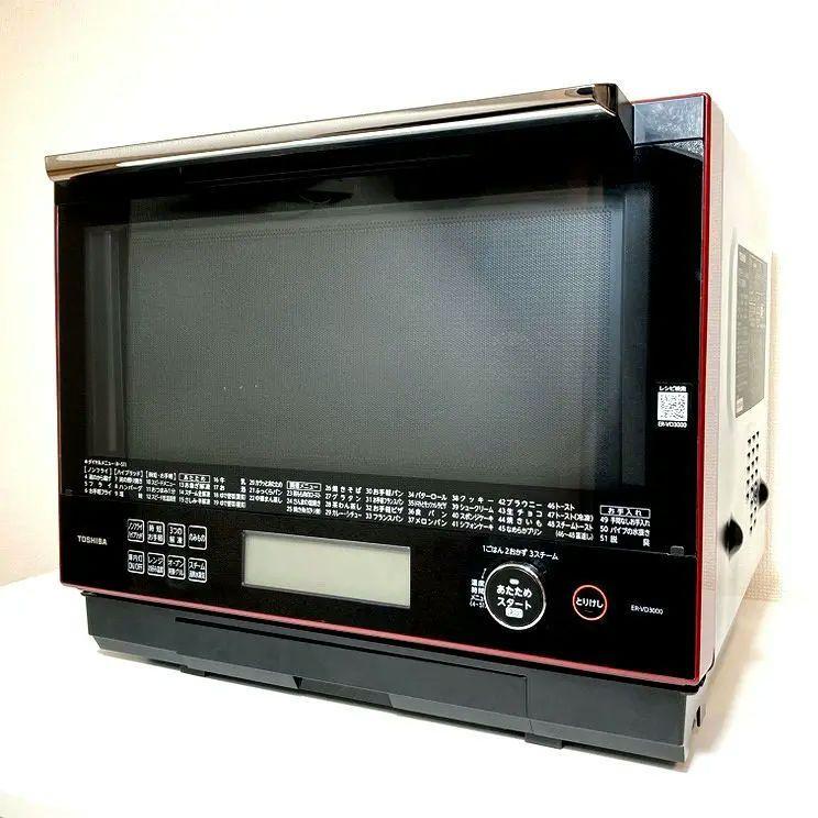 東芝 過熱水蒸気オーブンレンジ ER-VD3000 石窯ドーム 新品角皿