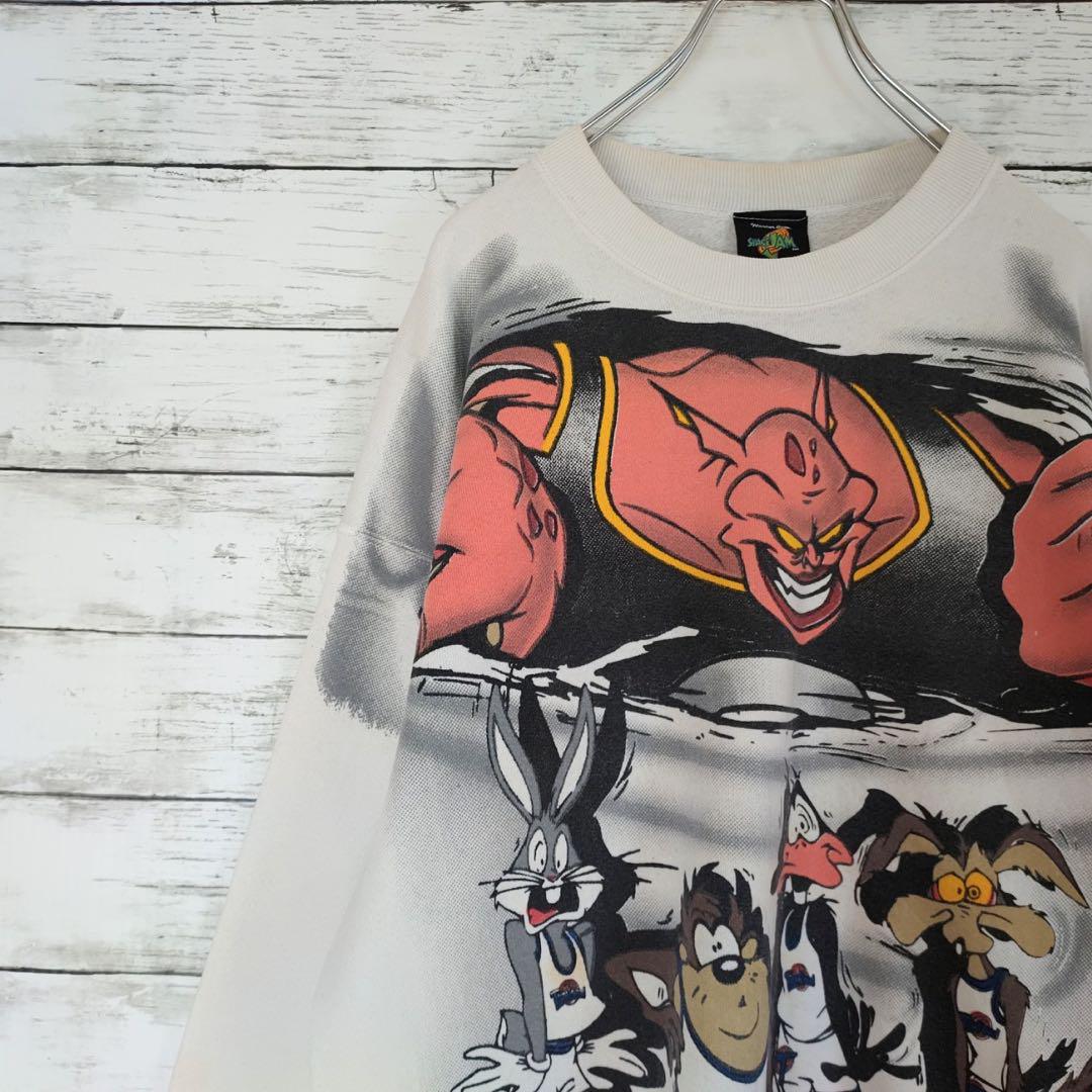 90's 古着 スペースジャム モンスターズ クルーネック スウェットシャツ