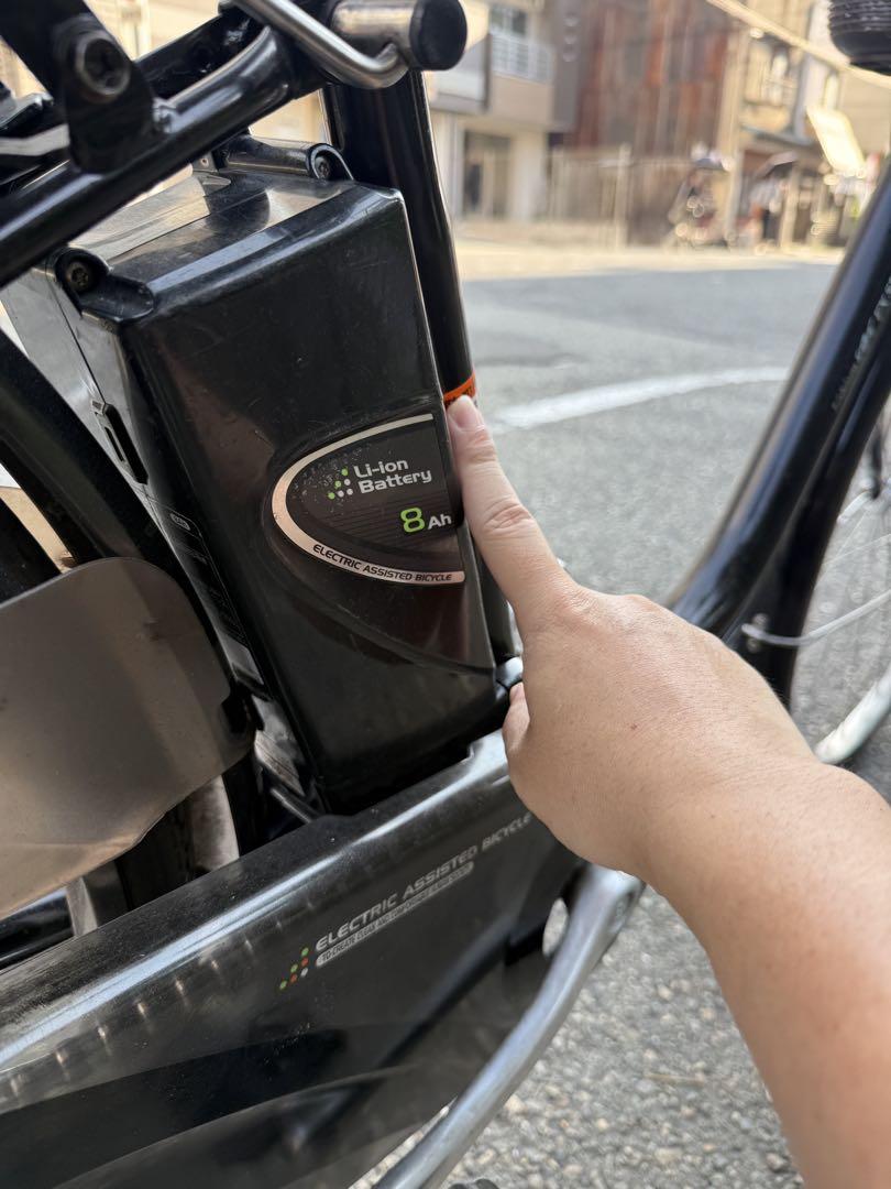 パナソニック電動アシスト自転車26インチ 8Ah黒