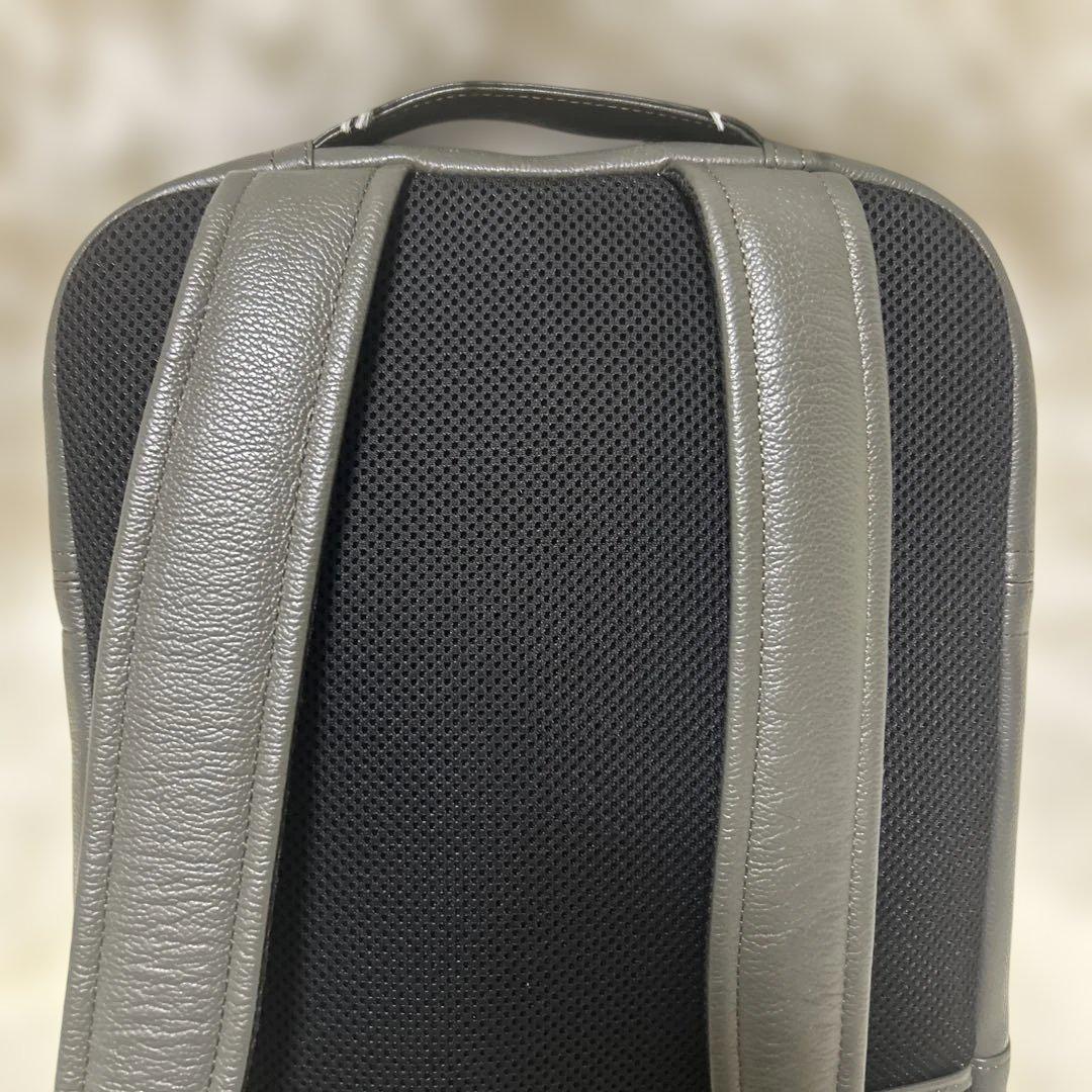 【極美品】ビジネスレザーファクトリー スリムバックパック ビジネスバッグ
